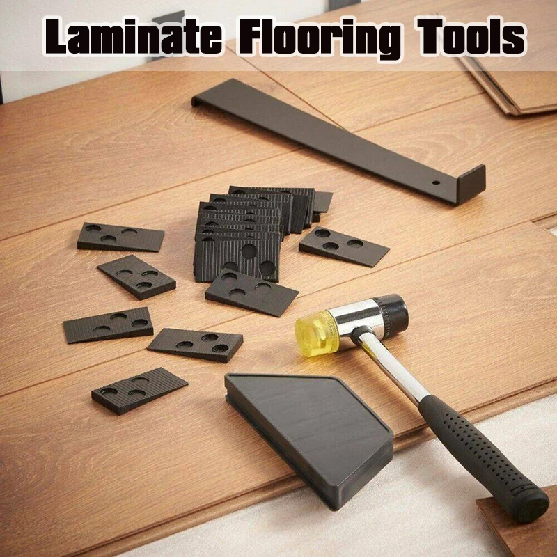 

Wood Laminate Flooring Installation Tool Wood Floor Fitting Installation Kit Floor Fitting Kit Flooring Tool Set with 20 Spacers