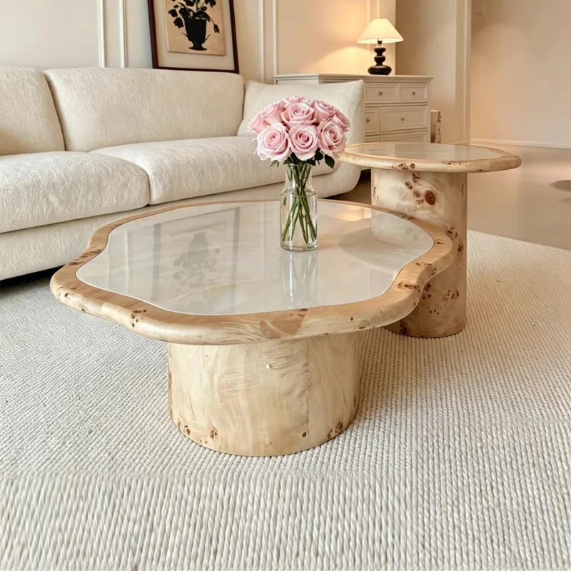 

Wooden Beige Living Room Coffee Tables Modern Narrow Luxury Living Room Coffee Tables Nordic Mesa De Centro Sala Furniture Home