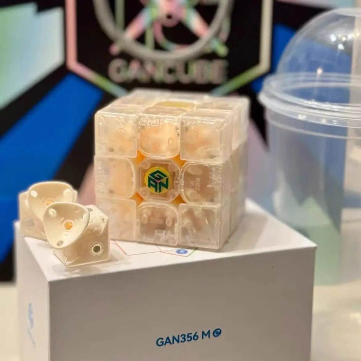 2025 Gan356Me 3×3 Cube DIY Magnetic Cube Shanghai Flagship Store city-limited Commemorative cube