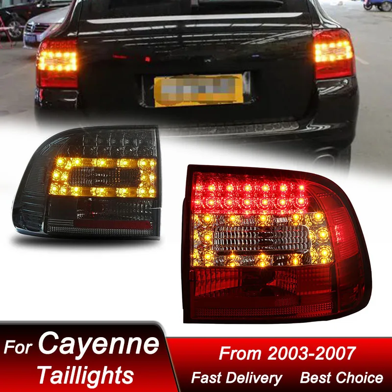 

Автостайлинг, задние фонари для Porsche Cayenne 955 2003-2007 в новом стиле, полный светодиодный, динамический сигнал поворота, задняя фара в сборе