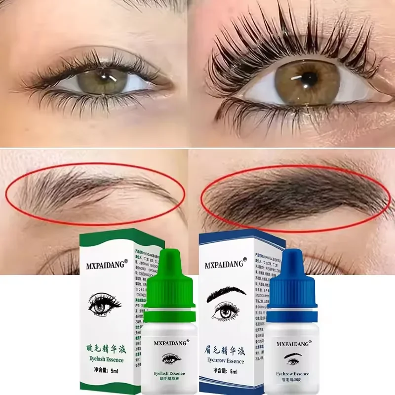 Suero de crecimiento rápido de cejas, producto antipérdida de cabello para pestañas, previene la calvicie, alargamiento más grueso, maquillaje de cejas