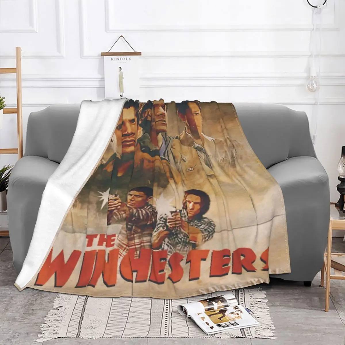 The Winchesters Plush Blanket Throw Blanket Custom Blanket Personalized Throw Blanket