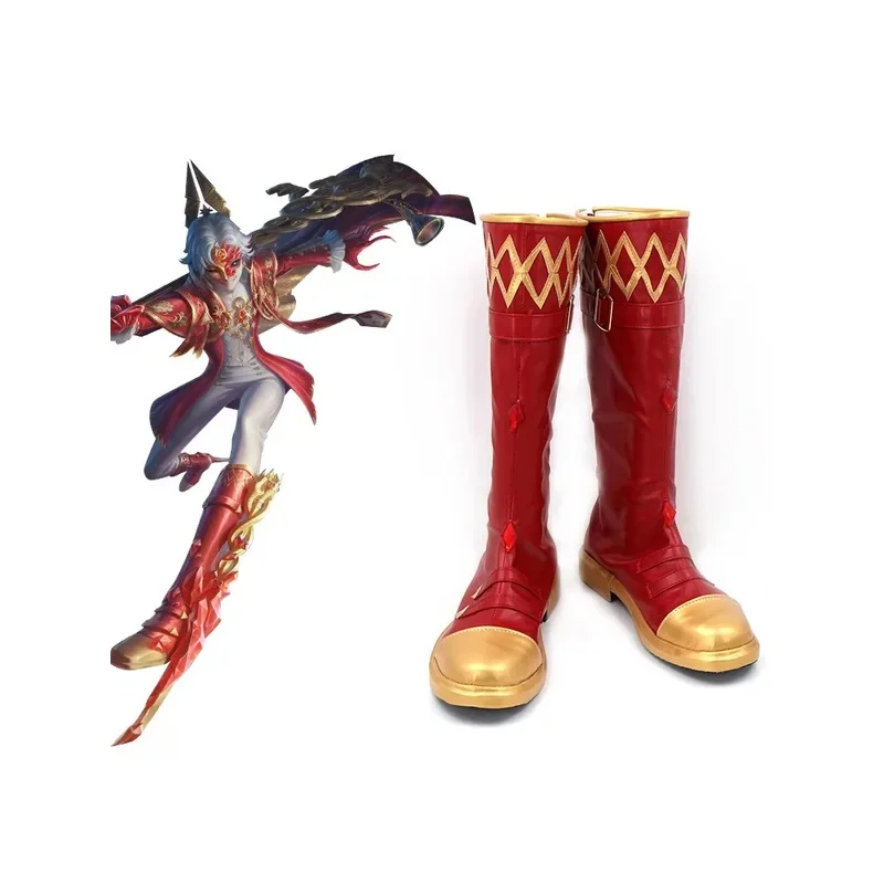 

2025 11 Ithaqua Identity V Night Watcher Cosplay Props Halloween Carnival Boots PU Shoes Custom Made