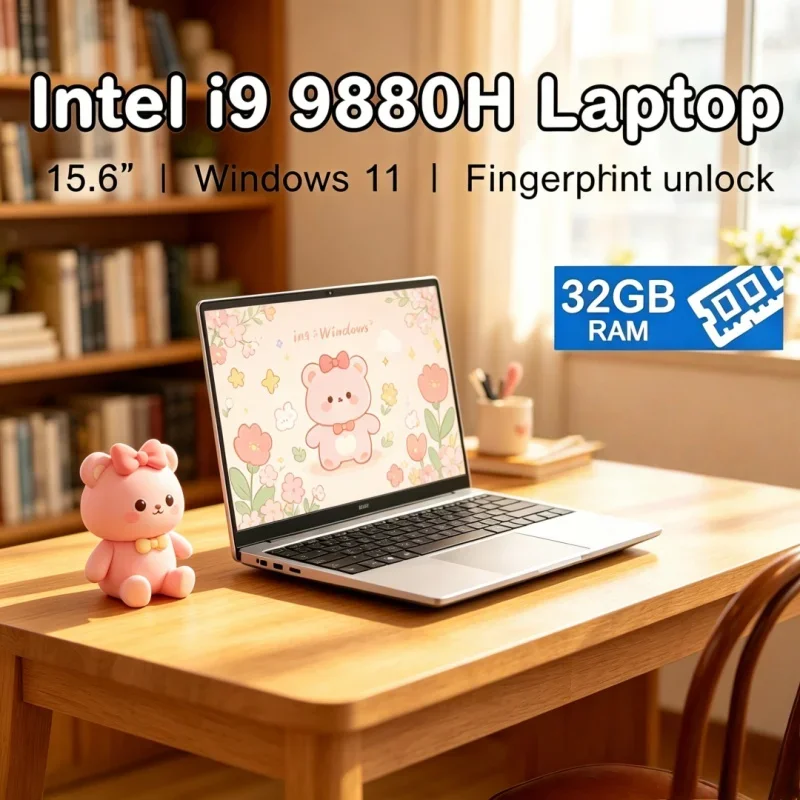 

Prismatic 2026 Sovereign 15.6" Laptop Intel Core I9 9880H RAM SSD Cryptic Lithe Gaming Laptop 1920*1080 Windows 11 Burnished