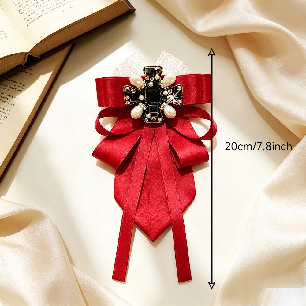 A Handcrafted Multi-Layered Exquisite Bow Tie for Both Men and Women, High-End and Elegant, Suitable for Uniforms, Daily Wear, and Parties