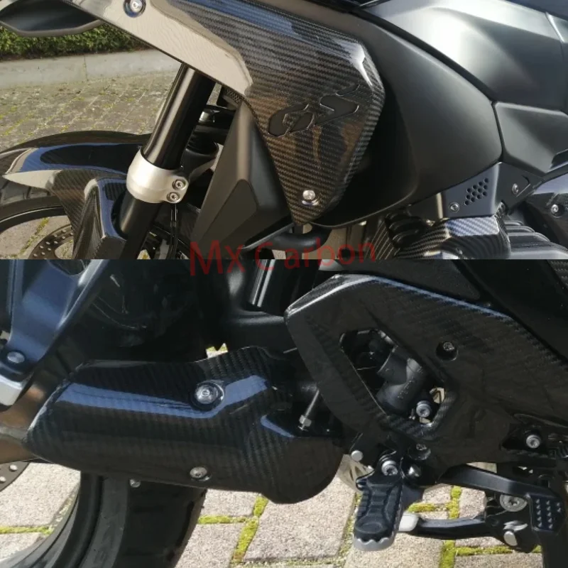For BMW R 1300 GS R1300GS 2024 2025+Carbon Fiber Exhaust Pedals Side Front Beak Extension Covers Sur-Ron Motorcycle Accessories