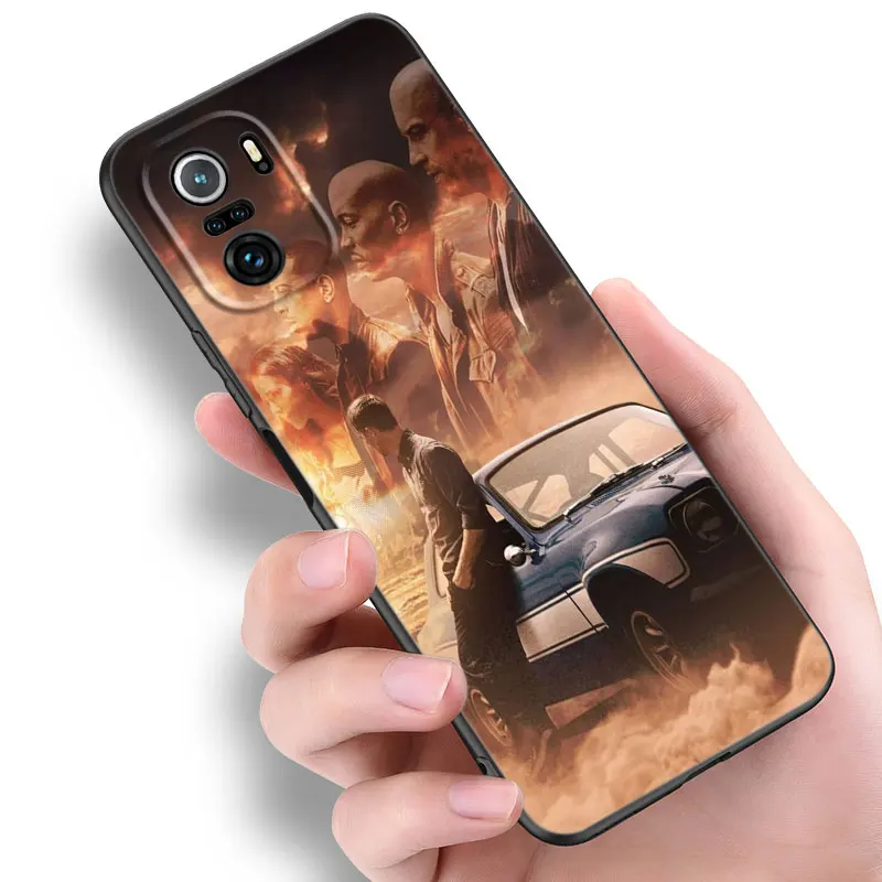 Hot Movie Fast And Furious Black Silicone Phone Case For Xiaomi POCO X3 X4 NFC F4 GT F5 F6 M3 M4 M6 X5 X6 Pro 5G M5 C55 C65