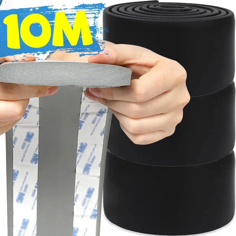 

2-10M Waterproof Skirting Line Repair Tape Self Adhesive Anti-collision Wall Sticker for Room Floor Decoration Supplies Space