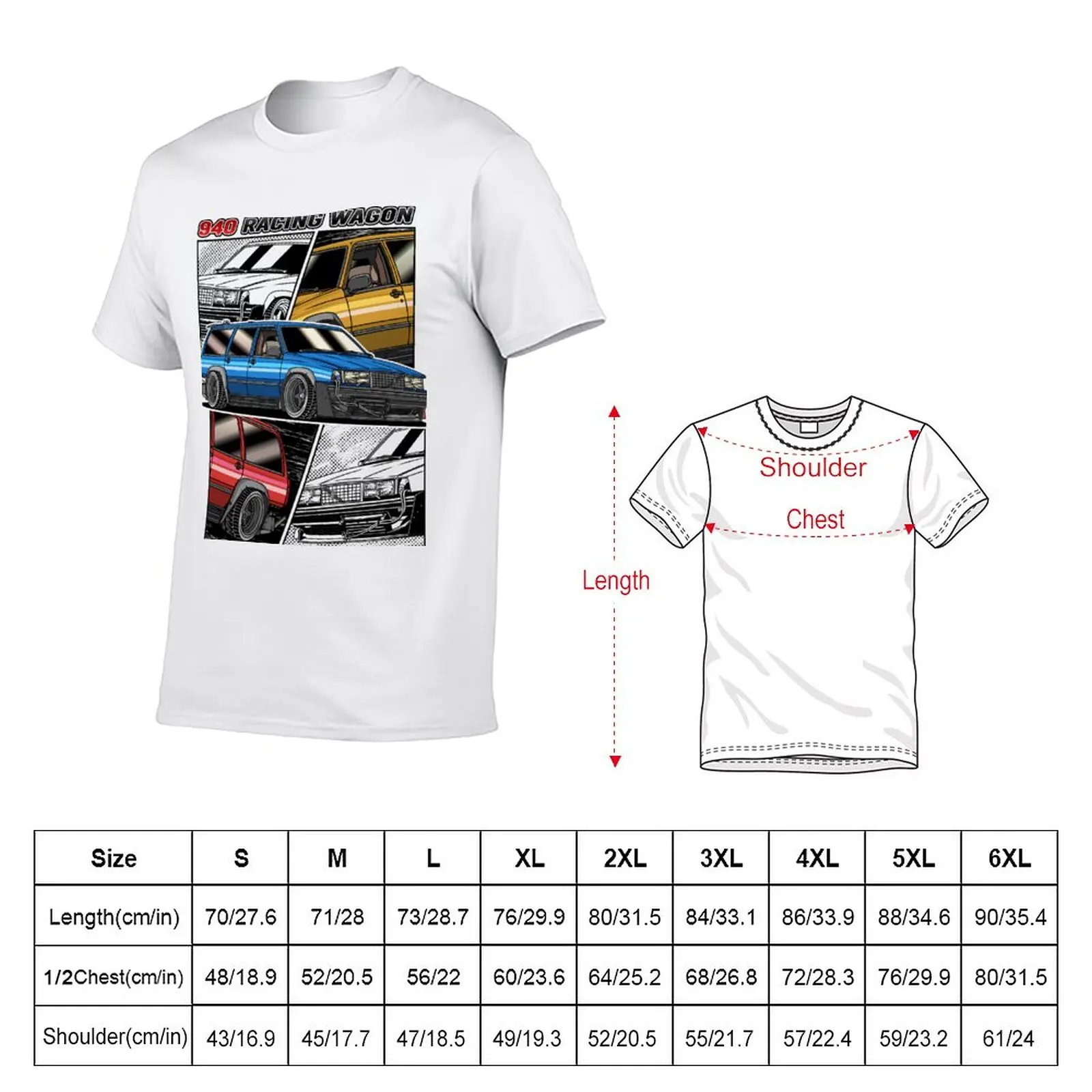 New Street Racing Wagon 940 T-Shirt summer tops Short sleeve tee custom t shirts design your own blank t shirts mens clothes