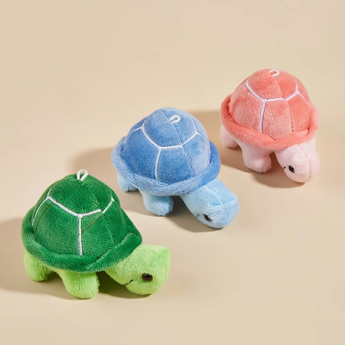 1pc Random Color Turtle Shaped Plush Toy For Dogs To Grind Teeth And Clean Teeth For Interactive Play