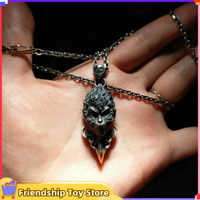 New Black Myth Wukong Pendant Necklace Game Peripheral Derived Retro High-End Feeling Personalized Exquisite Commemorative Gift