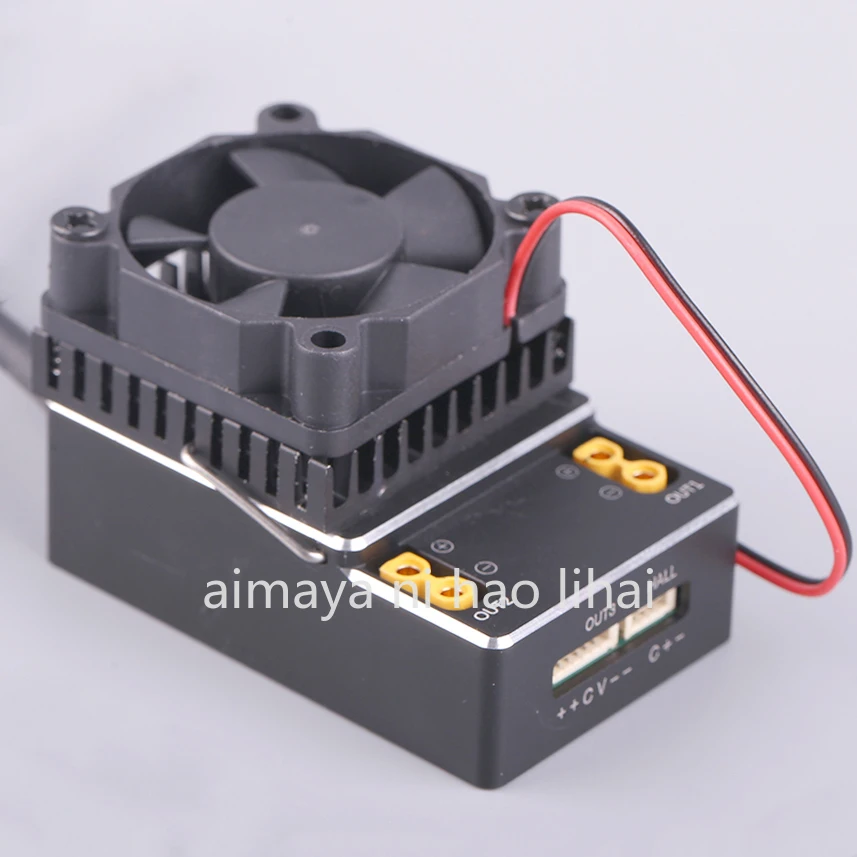 D. The UBEC Dual Output Ammeter Power Module Supports 4-18S Input for Aircraft Model Flight Control