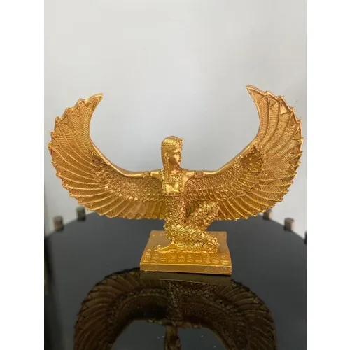 Decorative Isis Trinket Egyptian Goddess Angel Candlestick Model Trinket Sculpture Crafts