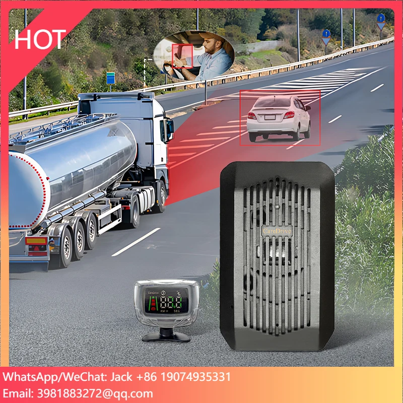 

CareDrive AWS302 Adas Dashcam With Phone App Platform Api Connection Fcw Hmw Collision Avoidance Drive Assistance Warning System