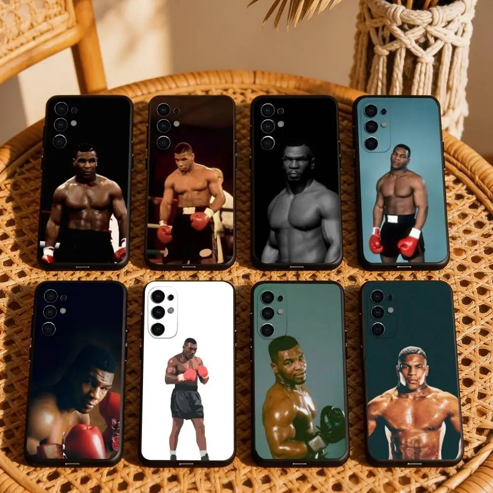 B-Boxing champion M-Mike Tyson Phone Case For Samsung S25,S24,S21,S22,S23,S30,Ultra,S20,Plus,Fe,Soft Silicone Black Cover