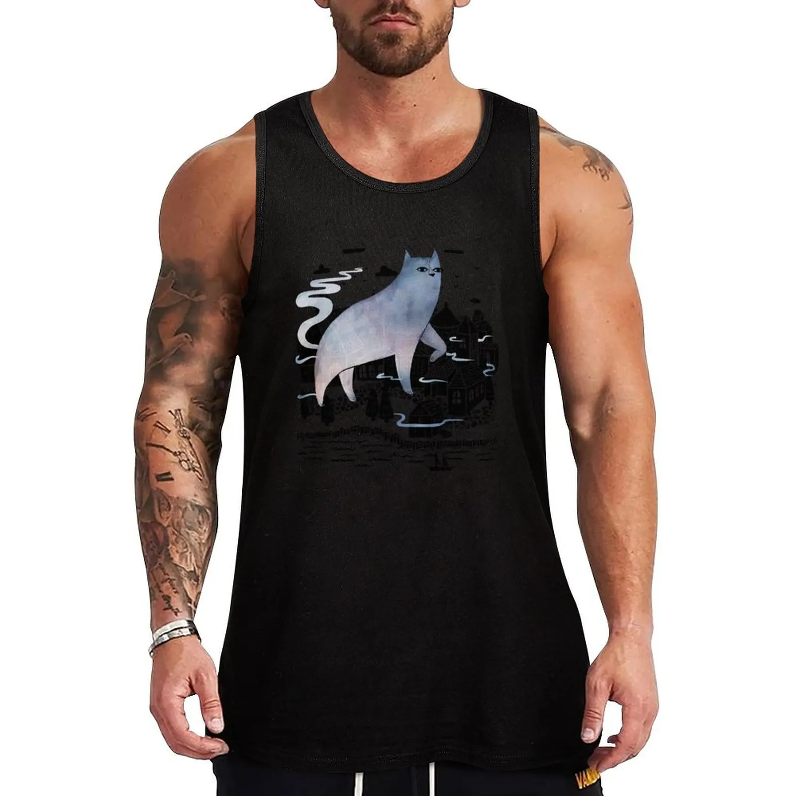 

The Fog Tank Top running shirt underwear Men's gym articles Men's summer clothes 2024