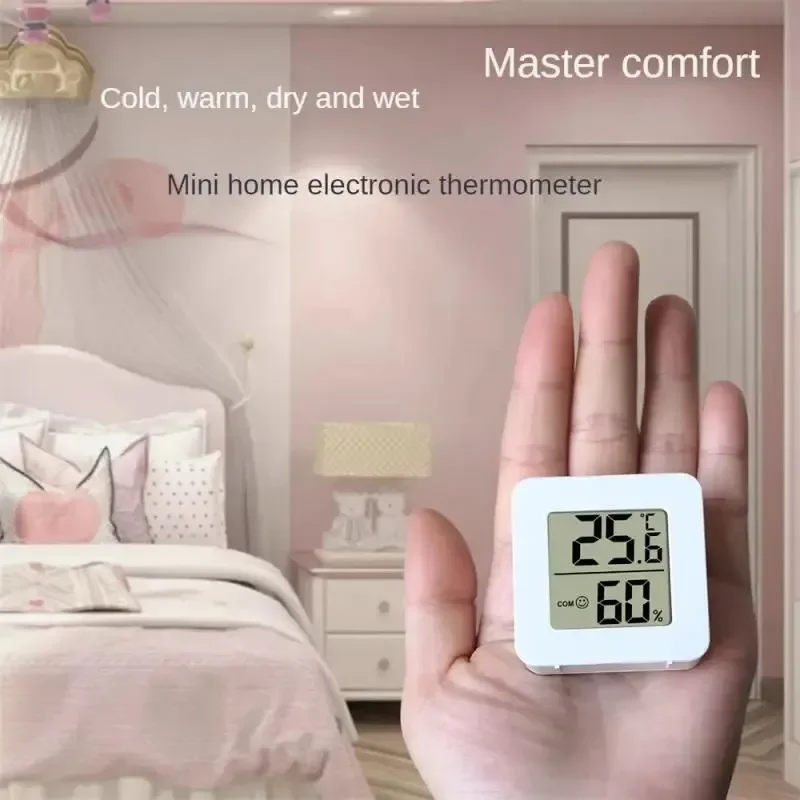 Mini Indoor Thermometer LCD Digital Room Temperature Hygrometer Humidity Sensor Gauge Meter for Home