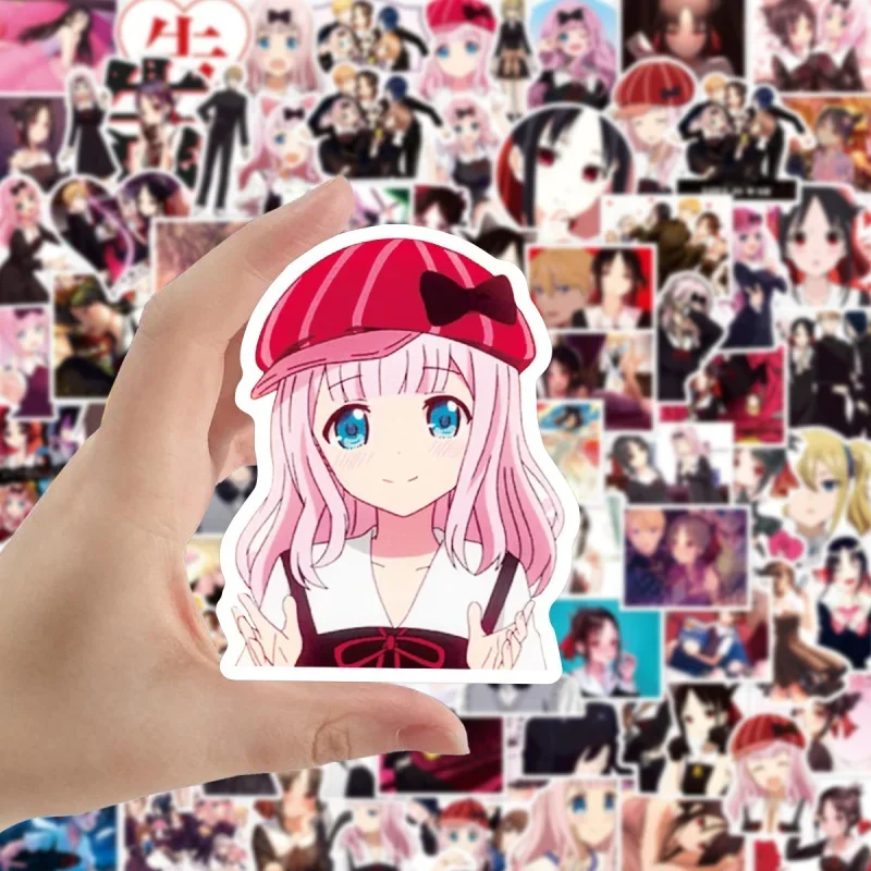 10/50/100Pcs Kaguya Sama Love Is War Anime Stickers Cartoon Waterproof Graffiti DIY Decals