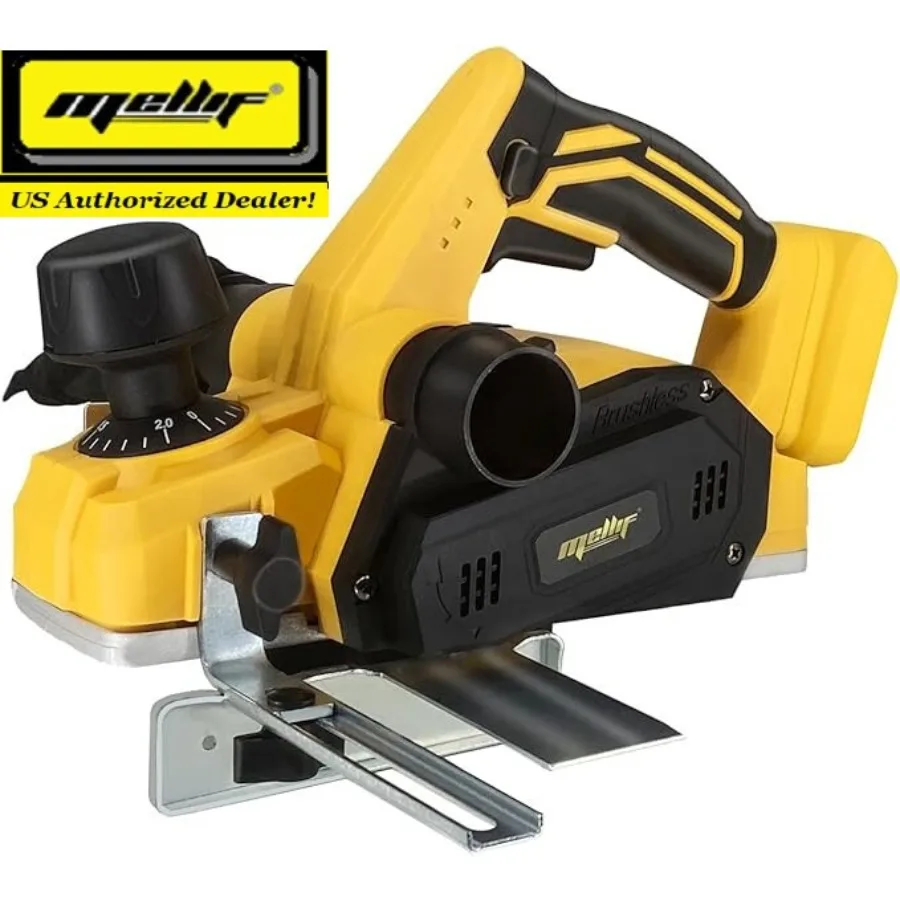 

Cordless Handheld Planer Compatible with 20V MAX Battery Brushless Motor for Efficient Woodworking Ideal for Precision Carpent