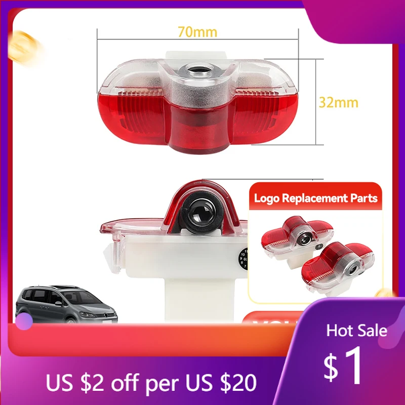 

2026 Новые вытяжки с эмблемой, 2 шт., светодиодные сигнальные лампы, аксессуары для VW Beetle 1998-2005 Beetle Cabrio 2003-2005 Caddy