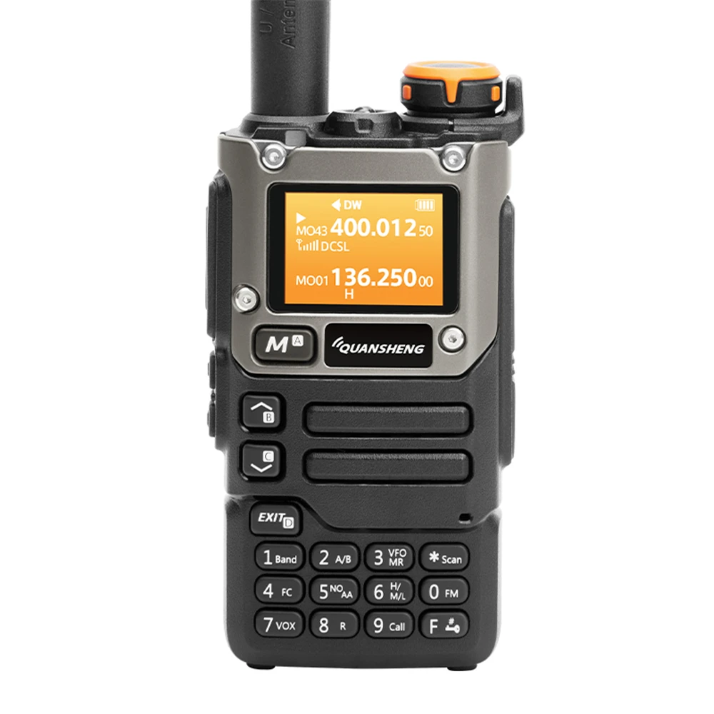 UV K58 Walkies Talkie Portable Radio UHF VHF AM FM 2 Way Radio 128 Channel Free TPYE-C Cable Ham Wireless Long Range