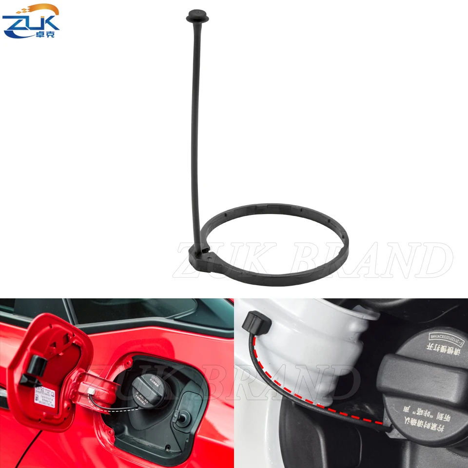 ZUK Car Oil Filler Cap Cable Fuel Tank Cover Line Ring Wire Petrol Diesel For Honda Civic CRV Accord Jazz City Odyssey For Acura