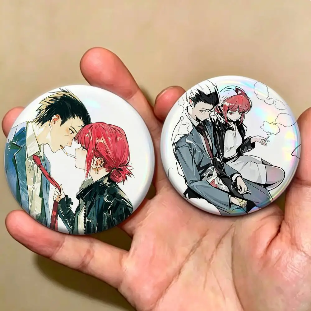 COOL S-Smoking Behind the Supermarket with You   Badges Creative Tinplate Button PinsBrooch Badge Clothes Backpack