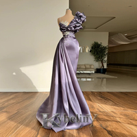 Kybeliny Attractive Mermaid Prom Dresses for Women Crystals Pleat Evening Gowns Vestidos De Fiesta Party Dress Customized