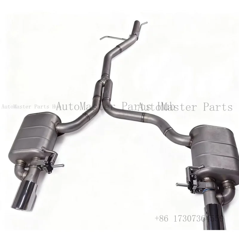 

Заводской выхлопной комплект Catback для Audi A4 B8 2.0T, гоночный, из нержавеющей стали 1.5 мм, с зеркальной полировкой, глушитель