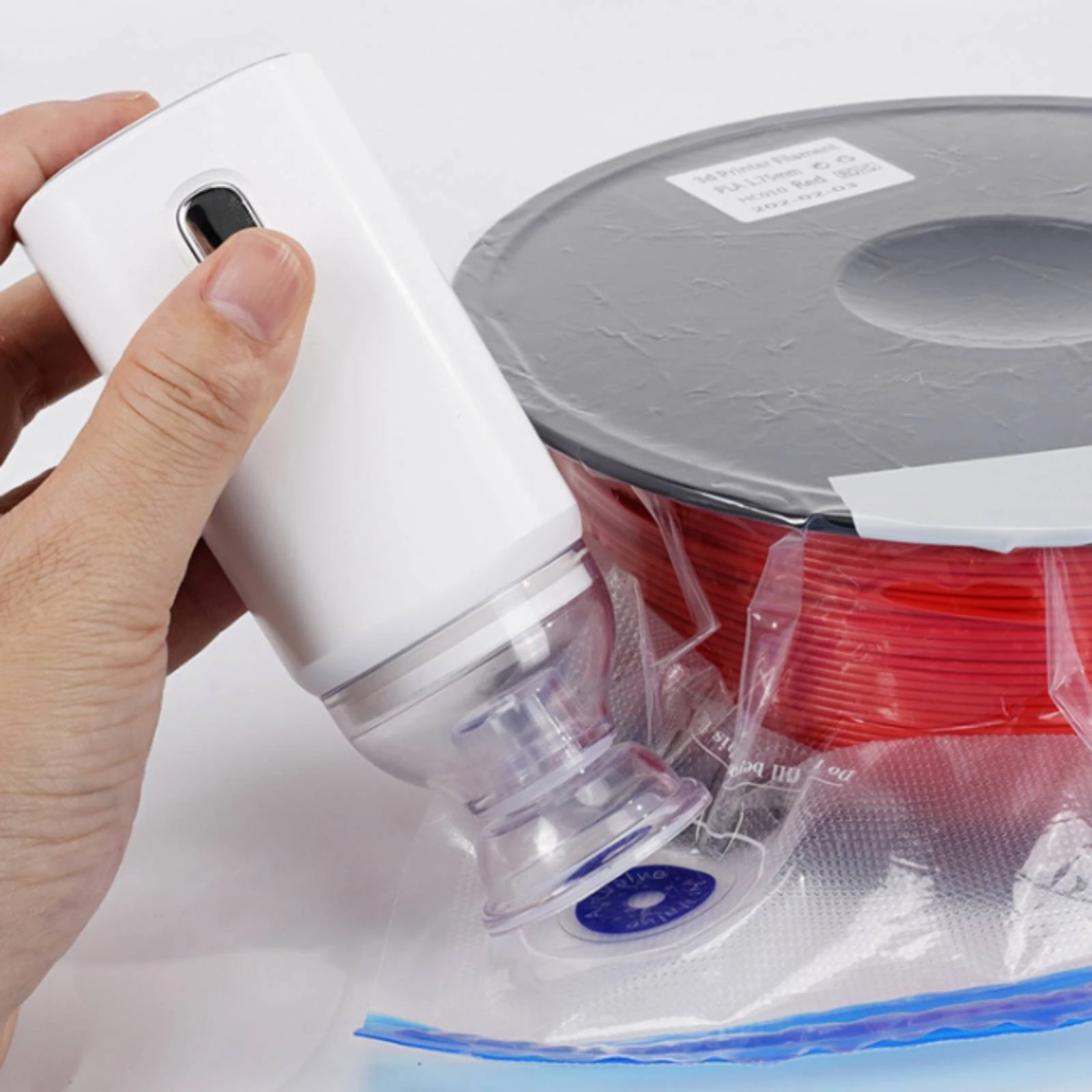 Electric Vacuum Pump Handheld Rechargeable Vacuum Pump Compression Bags Reusable Transparent for Travelers, Travel Packing