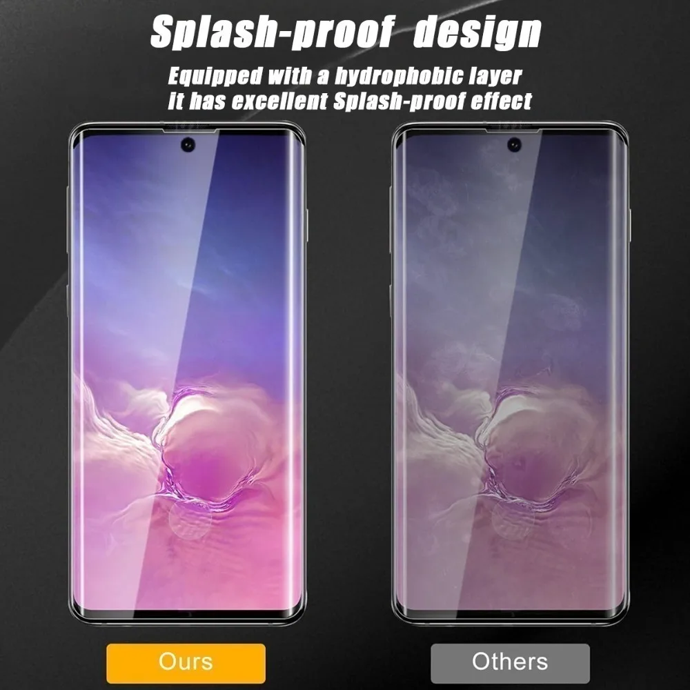 3Pcs Full Cover HD Screen Protector for Samsung Galaxy S26 S23 S25 Ultra S24 S22 S21 S20 Plus S25 S24 FE Curved Tempered Glass