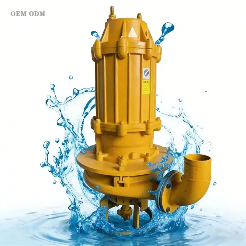 Electric low-speed submersible slurry pump - high lift of large industrial sand and mud mixer