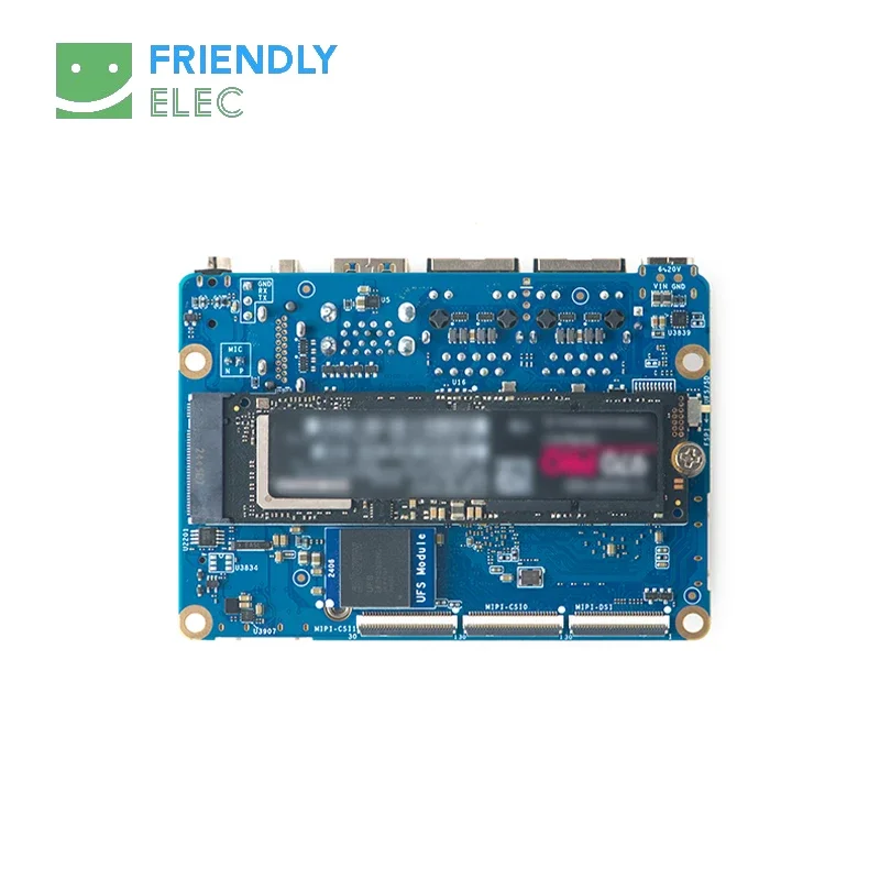 Nanopi M5 لوحة واحدة مفتوحة المصدر Rockchip Rk3576 Soc Ufs 2.0 وحدات ( M.2 Sdio Wifi 32 بت Lpddr4x/lpddr5 رام #4