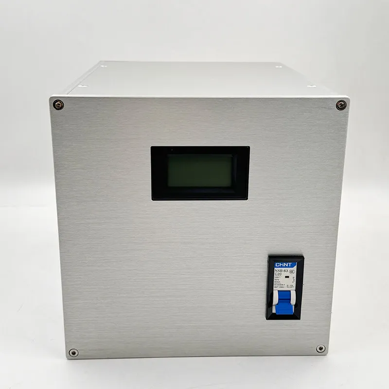 

260 Full White Aluminum Enclosure - 206x206x260mm 6mm Front Panel, 3kg, Brushed Anodized for DIY Amplifier Power Supply