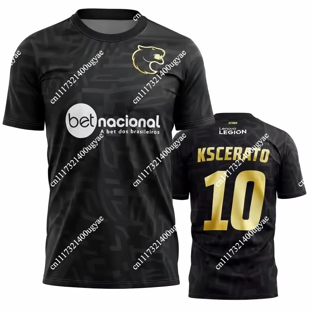 Furia Future Is Black 2026 Season T-Shirt Esports Gamer Style Kscerato Graphic Tee Casual Tops For Men Women