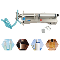 100-1000ML Automatic Self-priming Pneumatic Liquid Filler Filling Machine 304 Stainless Steel for Honey Cream Cosmetics Paste