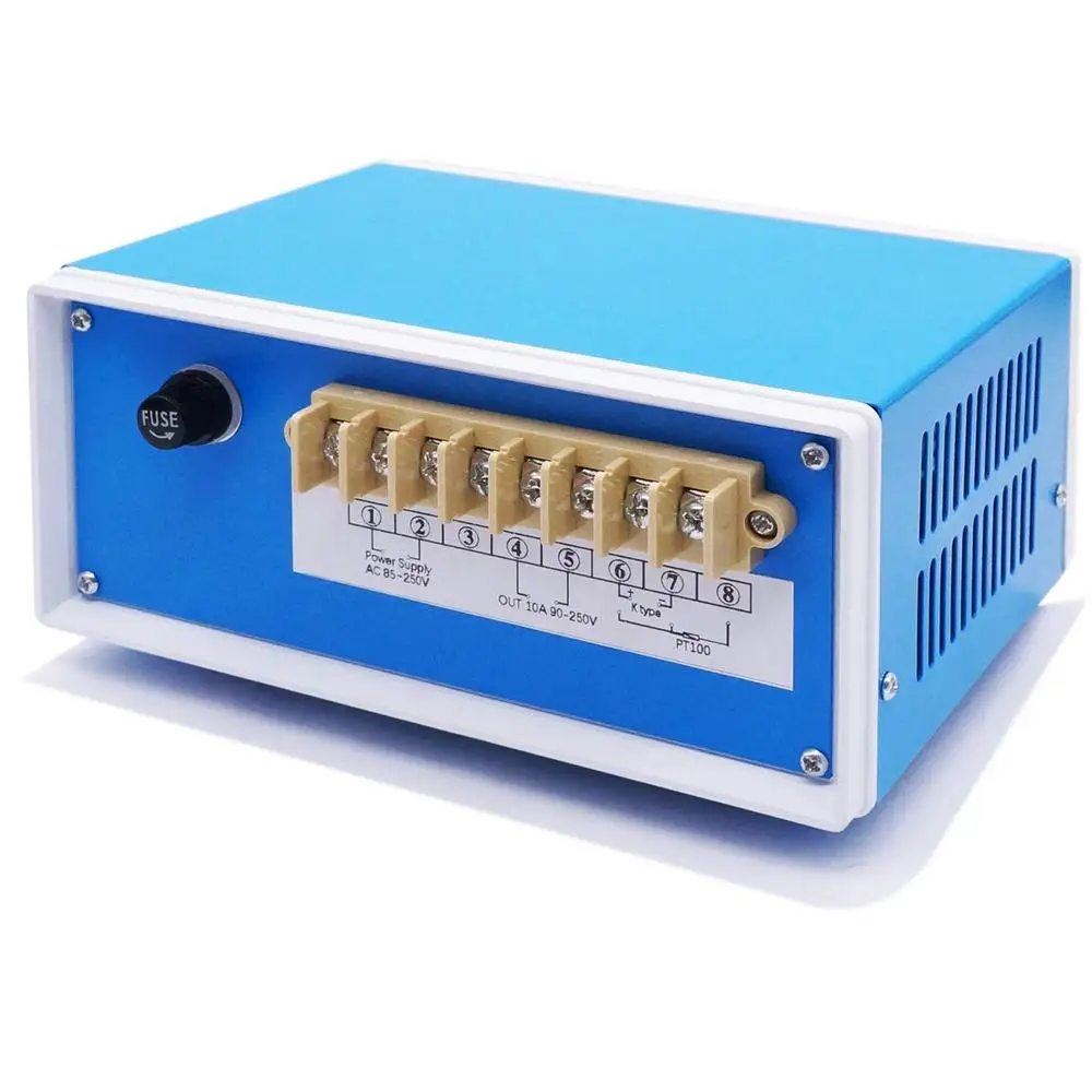 PID Temperature Controller Box with Solid State Relay 1000W 10A 110V PV 4-Digit Display Temp Control SSR-40DA Temperature Sensor