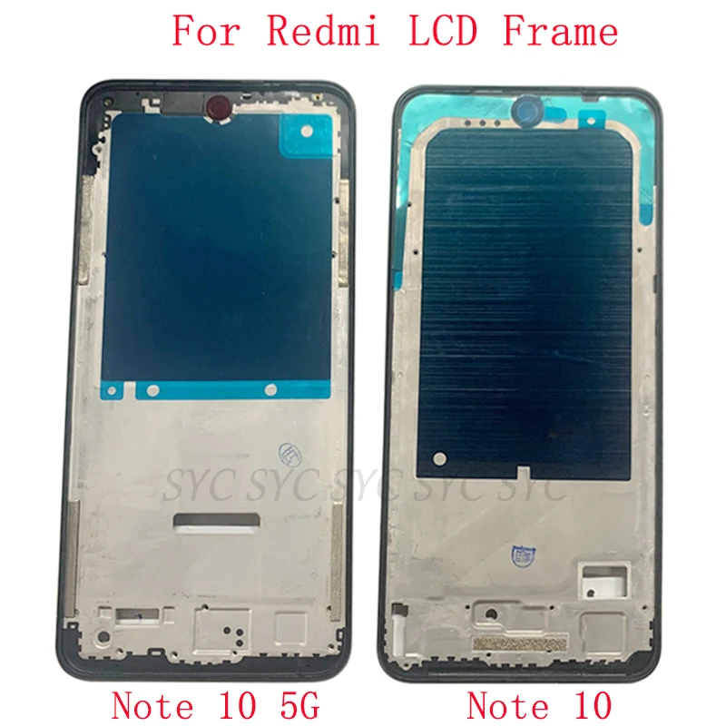 Middle Frame Housing LCD Bezel Plate Panel For Xiaomi Redmi Note 10 Pro 5G 10S Phone Metal LCD Frame Repair Parts