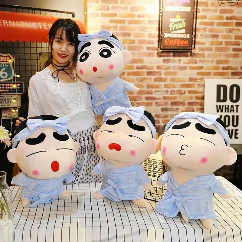 75CM Big Size Crayon Shin-chan Speelgoed Cartoon Anime Karakter Woondecoratie Ornamenten Jongens en Meisjes Vakantiecadeau Collectie