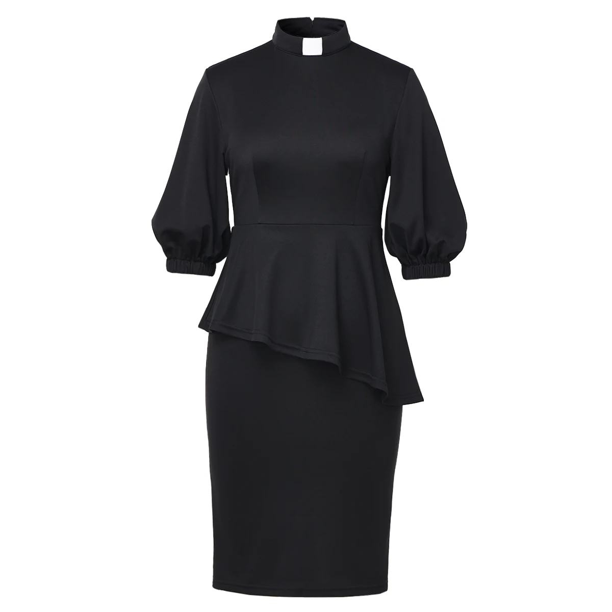 Church Dress for Women Roman Tab Collar Choir Clergy Uniform