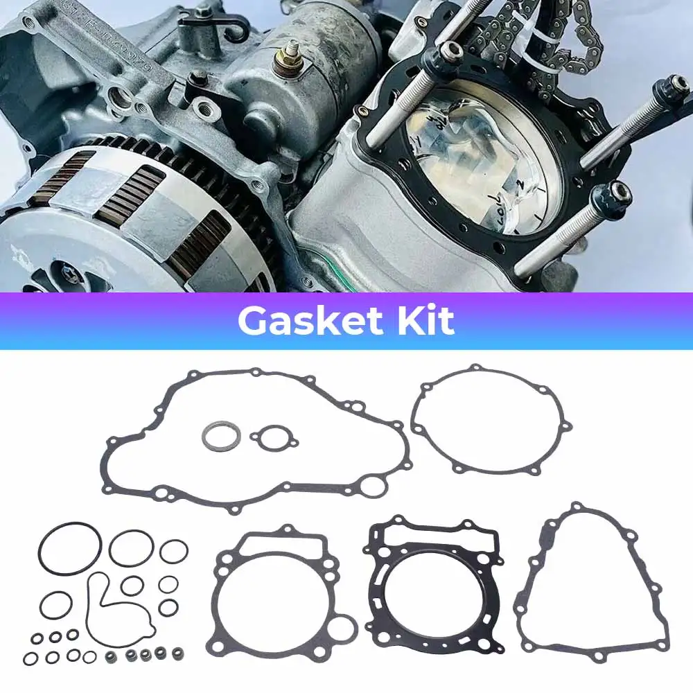 

For Yamaha YFZ450 2004 2005 2006 2007 2008 2009 2012 2013 Black Leak-free Seals Set ATV Accessories Engine Gasket Kit