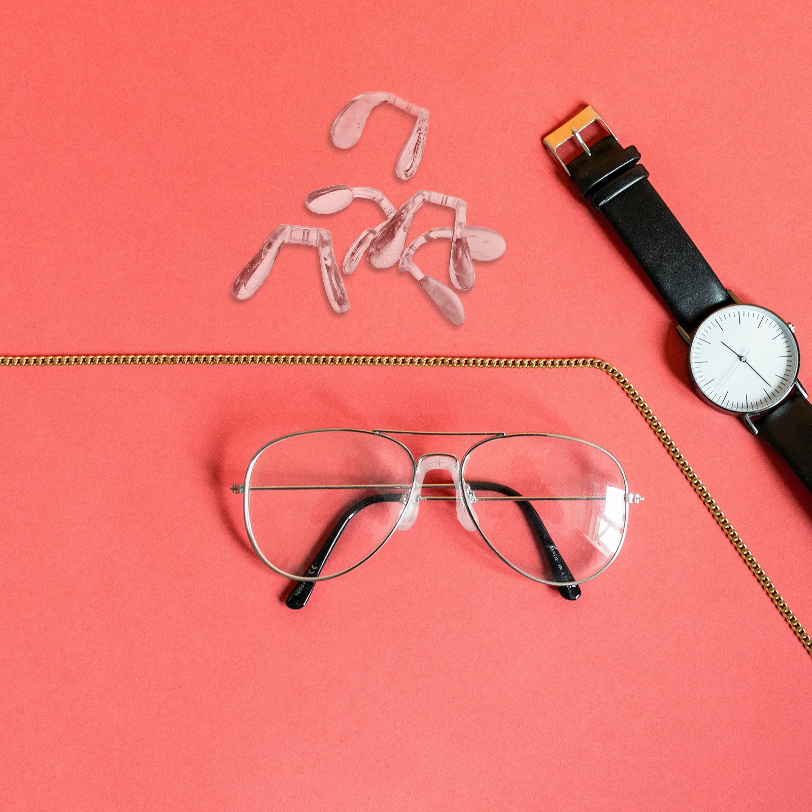 

6pcs Glasses Nose Pad Accessories Silicone Replaceable Pads For Eyeglasses Anti- Frames Sunglasses