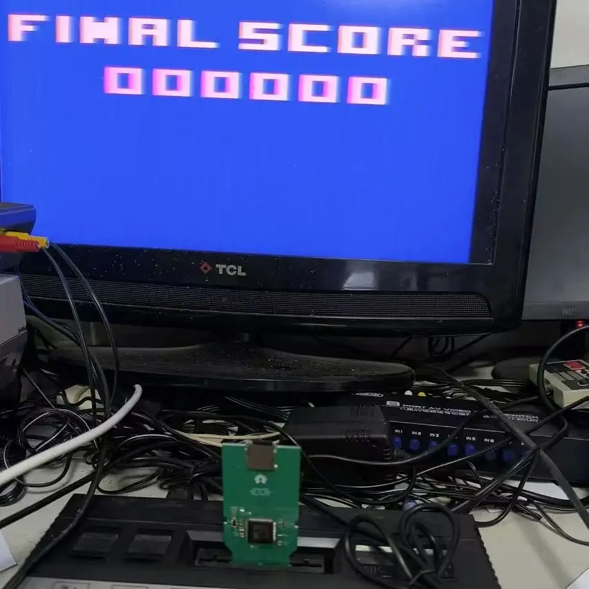 Atari 2600 플래시 카드 V2 버전 레트로 게임 콘솔, 4 비트