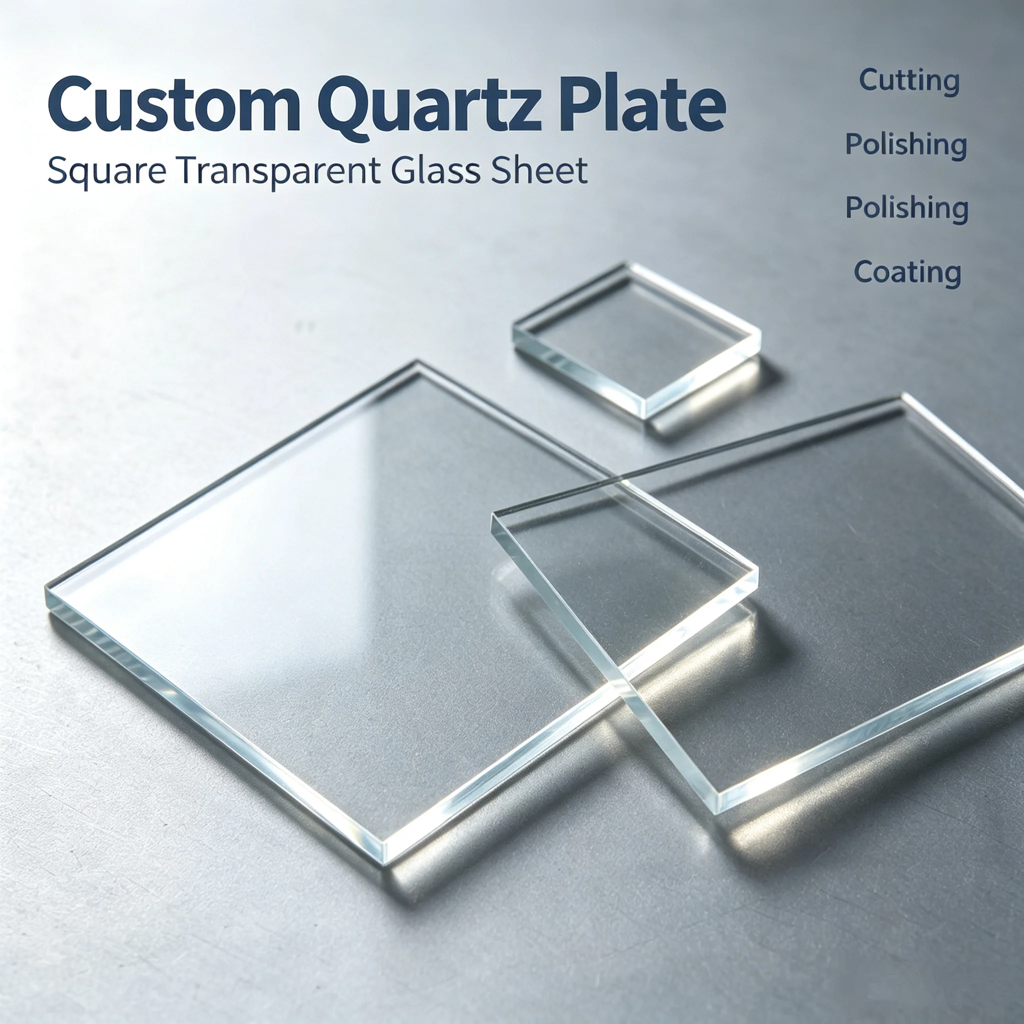 Infrared Quartz Glass Sheet Square/round Transmitting Far Infrared Jgs3 Window Sheet