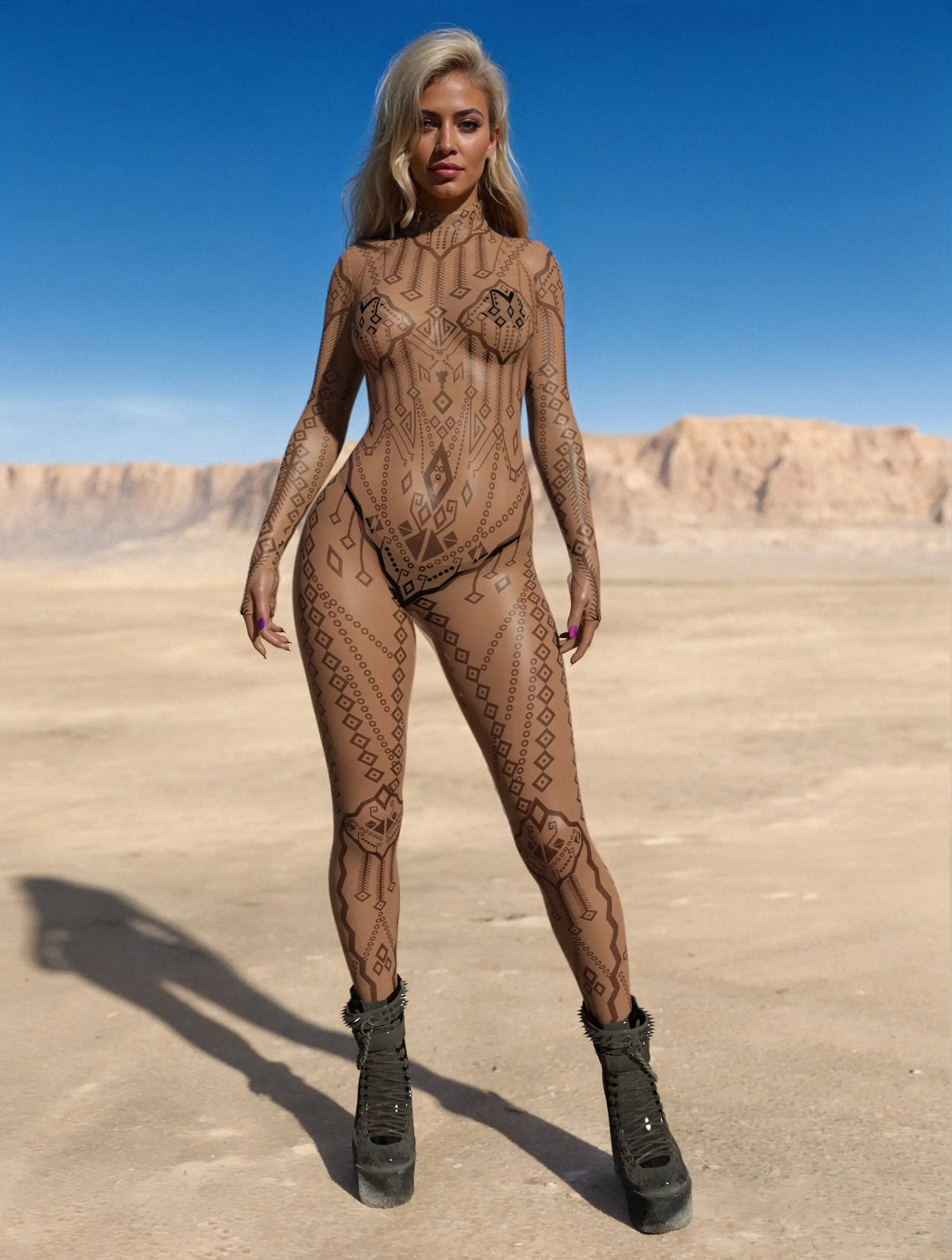 [You're My Secret] Halloween Women Sexy Psychedelic Jumpsuit for Women Bodysuits Outfits Carnival Party Stretch Zentai Tights