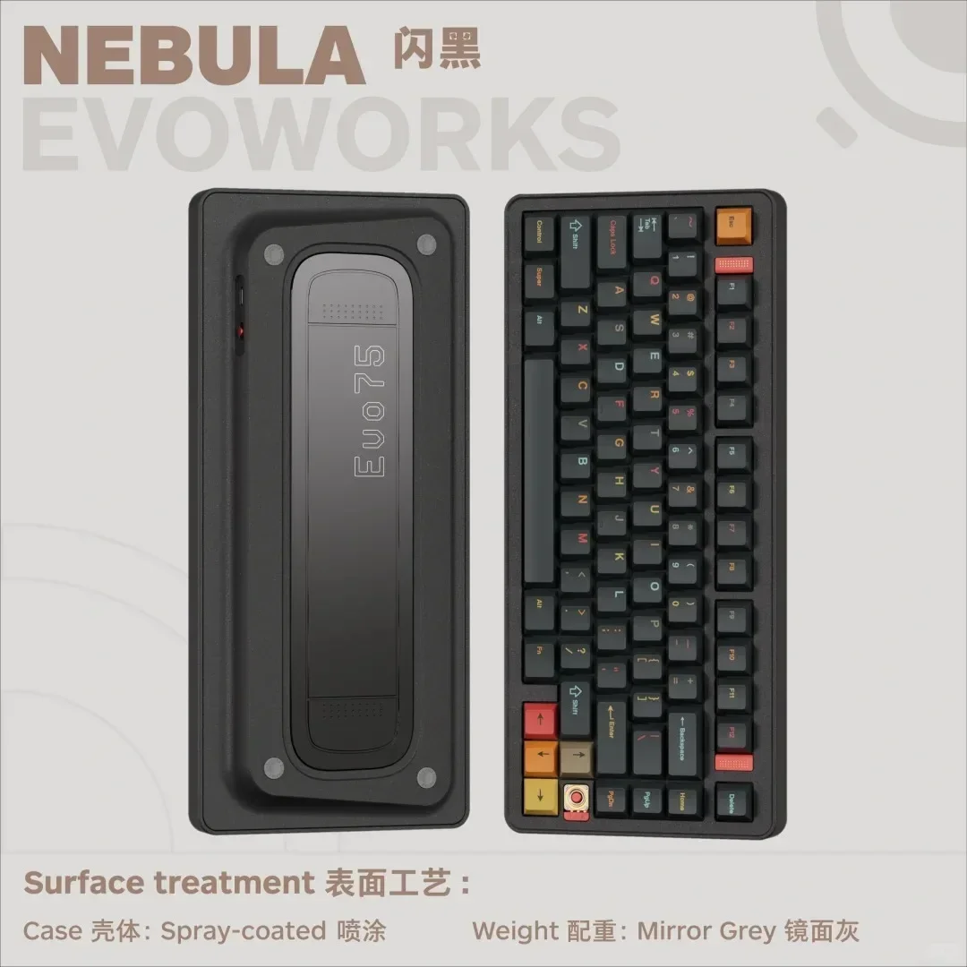 【3連休価格】Evoworks Evo75 メカニカルキーボード 新しい EvoWorks EVO75 ゲーミング メカニカル キーボード 3 モード