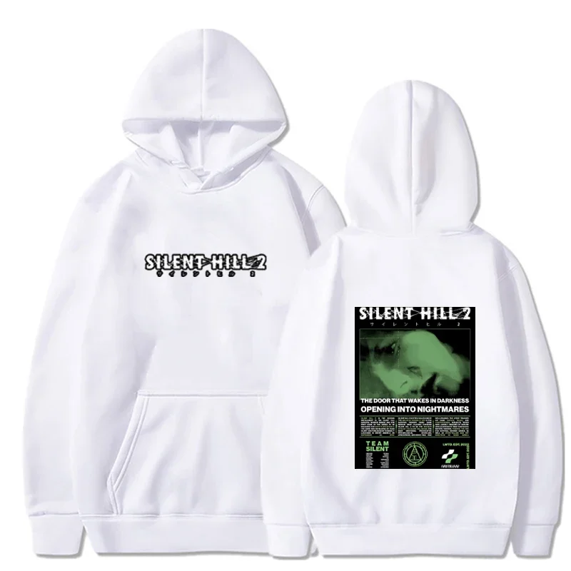 

Autumn and Winter Men Women Silent Hill Printed Hooded Sweatshirt Fashion Fleece Sweatshirt Casual Fleece Warm Unisex Top