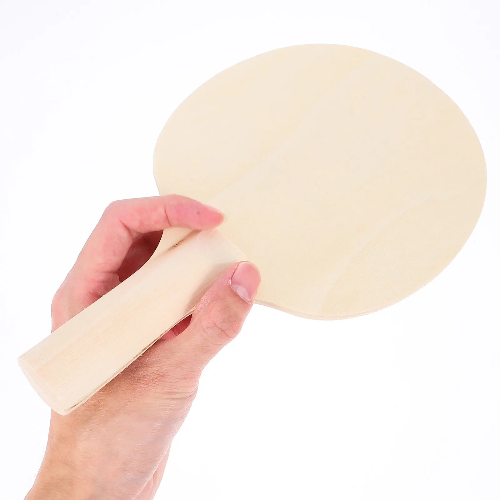 

12Pcs Blank Paddle Table Tennis Racket Unfinished Wood Paddle for DIY Painting Craft Training Indoor Outdoor Pingpong Paddles