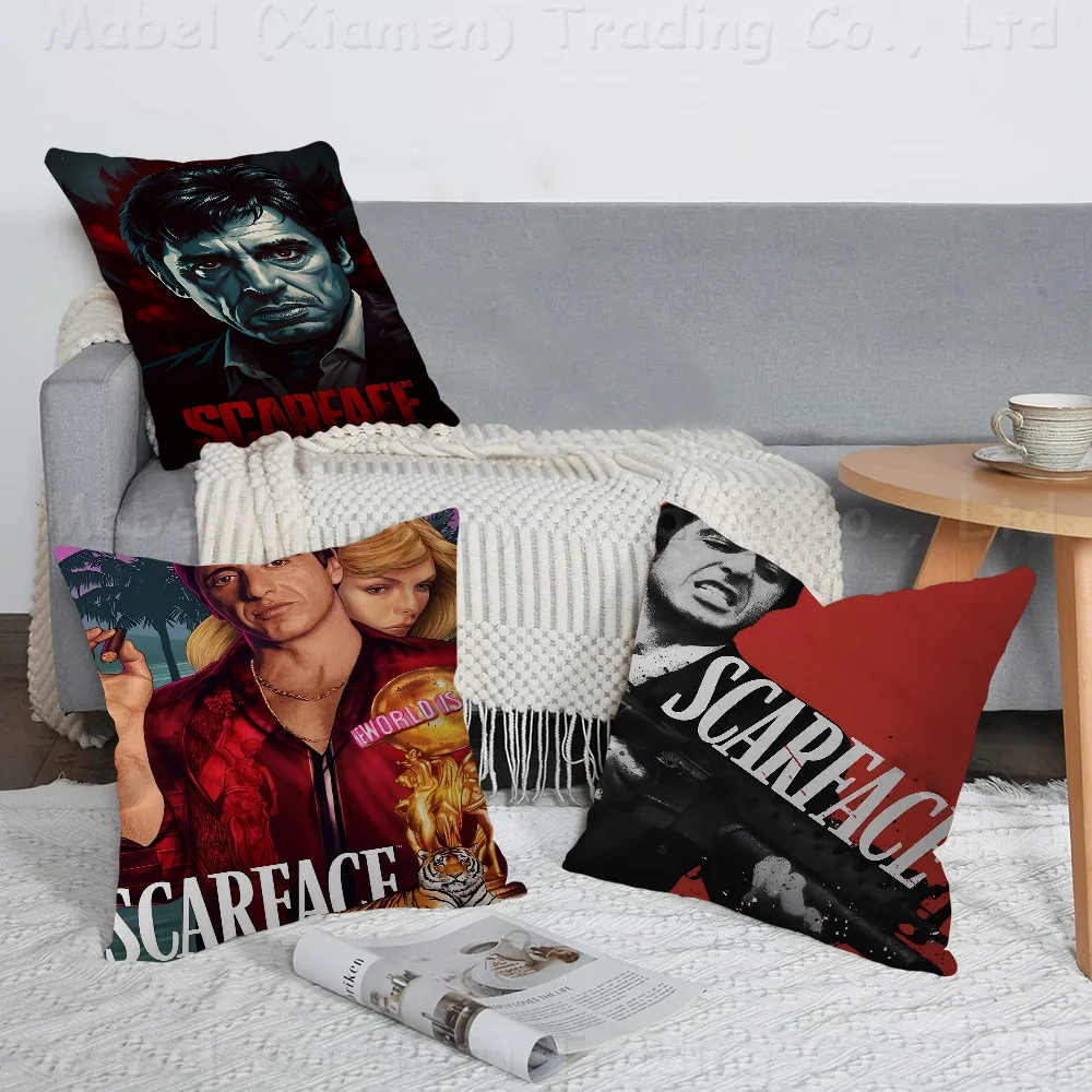 

The World Is Yours Scarface Personalized Pillow Cover Kids Bedroom Wild Party Decor Pillowcase Kid Birthday Shower Gift