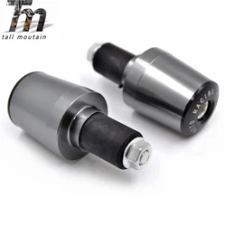 22mm universal motocicleta guiador apertos termina lidar com barra termina pesos cnc silder plugues para honda crf230l crf230m cb750 crf 230l